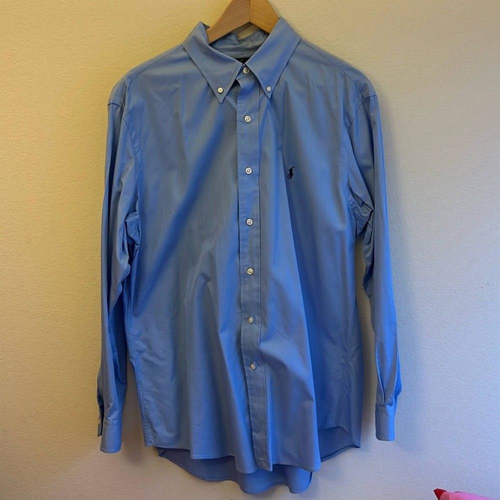 Ralph Lauren Men’s Button Down Shirt Blue